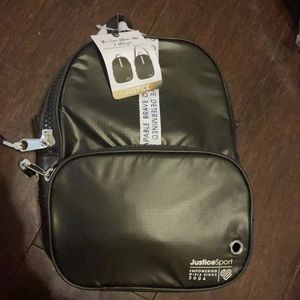 New justice mini back pack